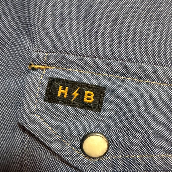 NWT! Howler Brothers Crosscut Chambray Snapshirt M - Picture 7 of 10